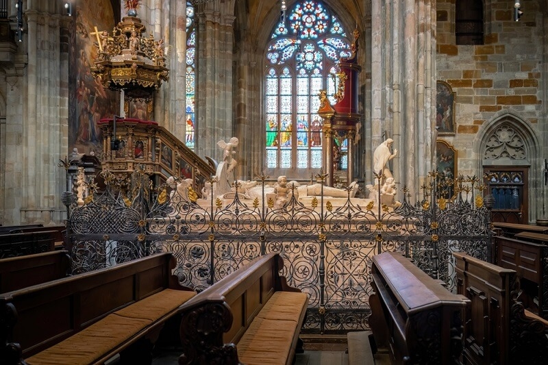 inside archietectural view of st.vitus