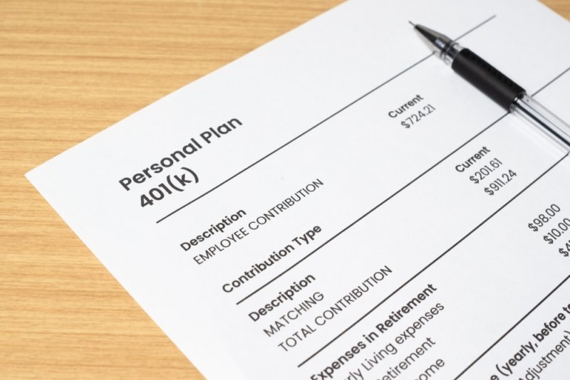 Retirement banking plan 401k