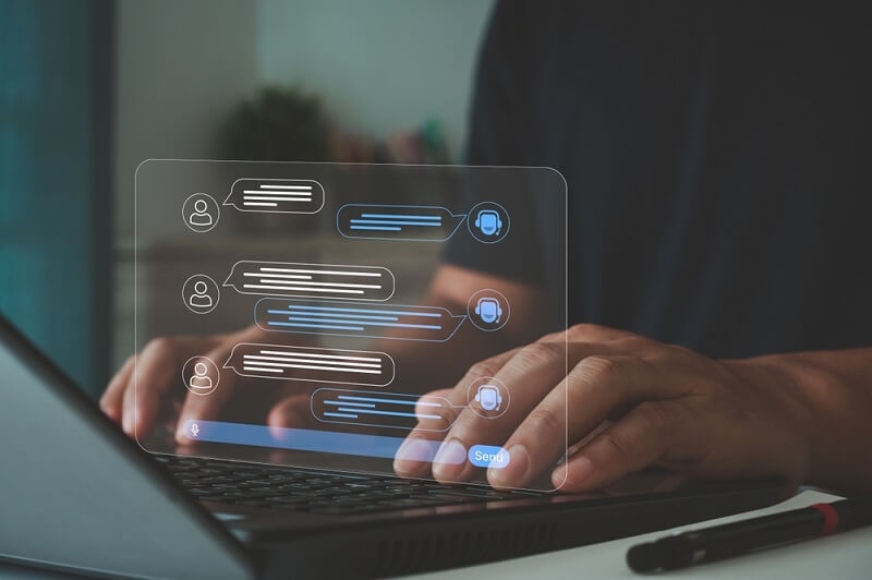 man using AI in everyday queries