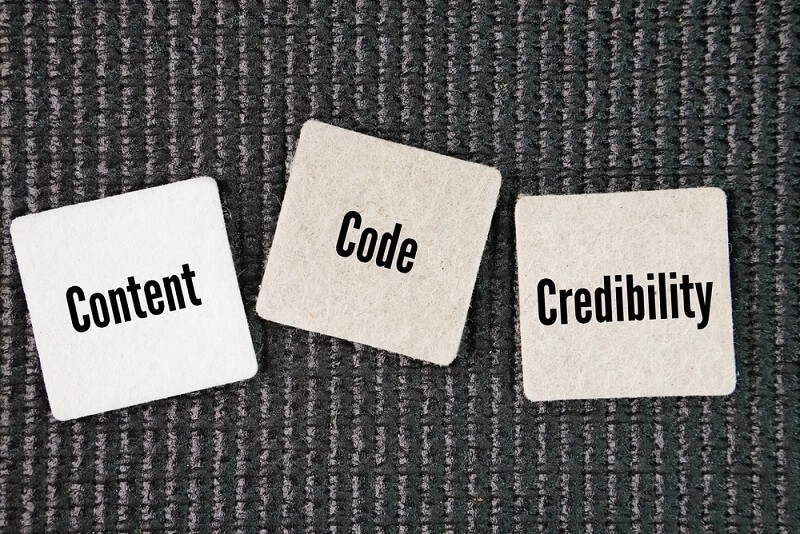 content code and credibility