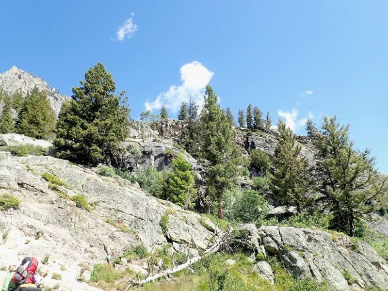  Inspiration Point Trail  near Jenny Lake loop trail, Wyoming