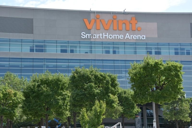 SALT LAKE CITY, UT - AUG 30: Vivint Smart Home Arena in Salt Lake City, Utah