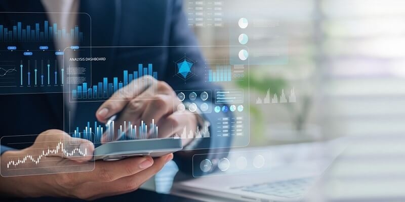 man working on AI marketing tool