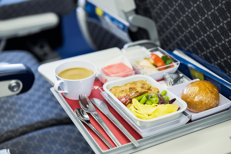 Airplane food taste 