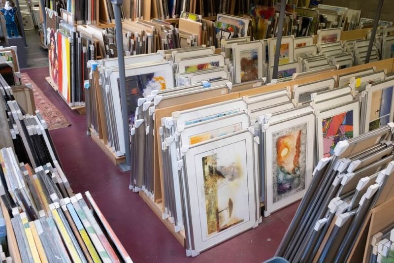 art inventory with art canvas