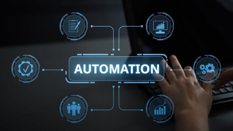 Modern automation workflow concept