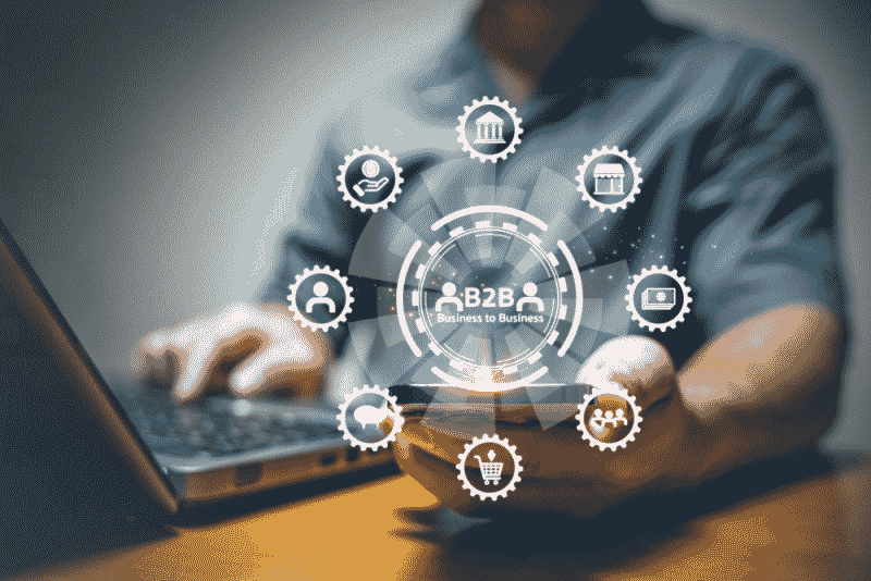 B2B Influencer Marketing concept