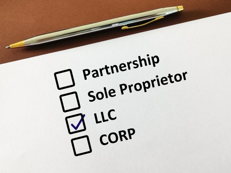 Comparison of partnership, LLC, and corporation business structures