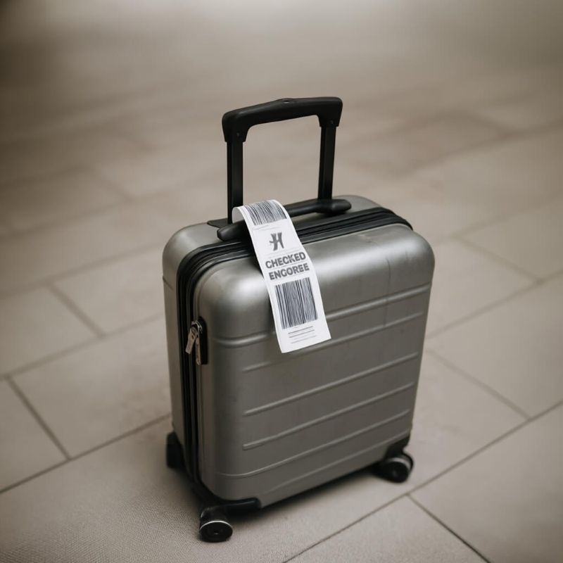 Checked baggage at airport