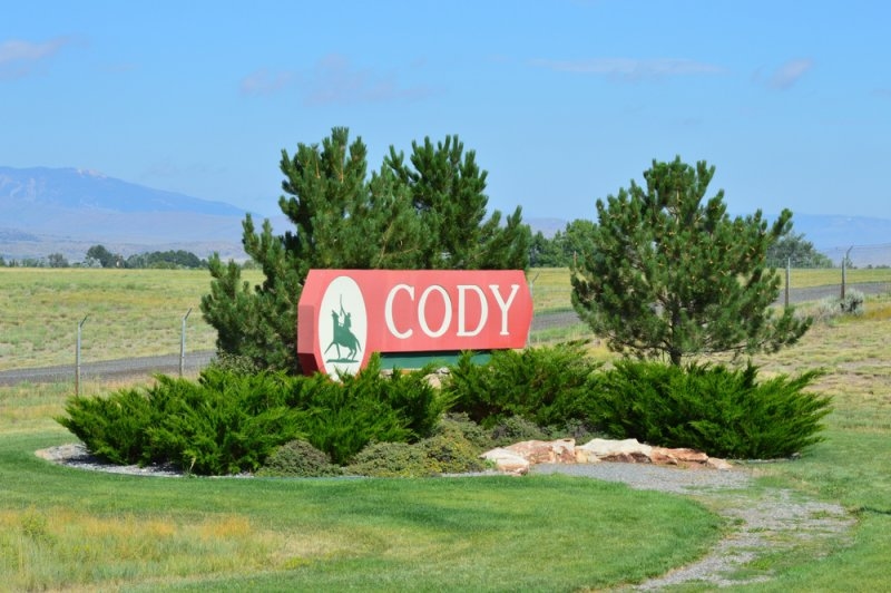 Cody Wyoming signboard