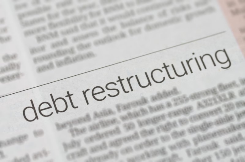 Debt Restructuring Financial News Headline Macro,