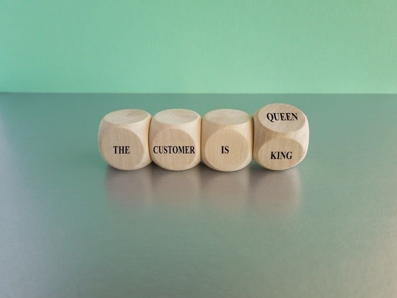 Wooden blocks displaying the phrase 