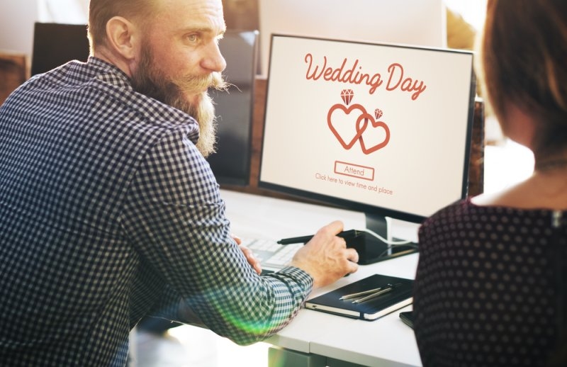 Wedding Day Celebration Ceremony Love Concept