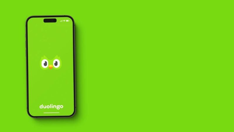 Mobile screen showing Duolingo app interface