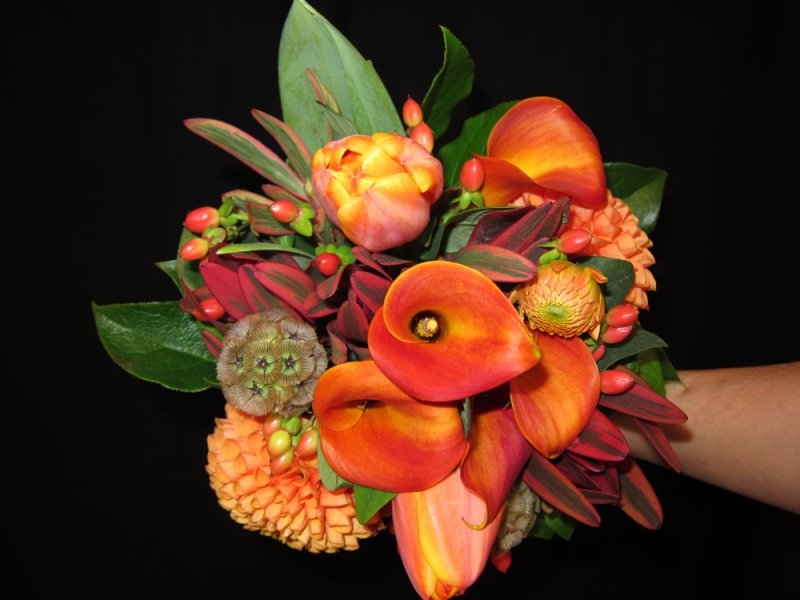 Fall wedding bouquet
