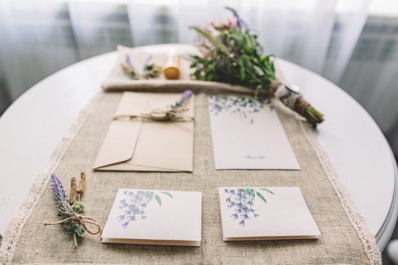 handmade wedding invitation design