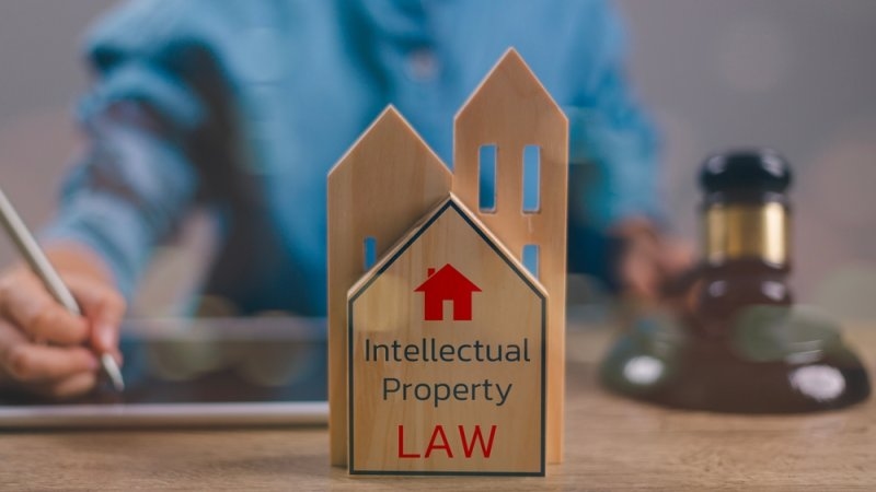 Intellectual property law concept