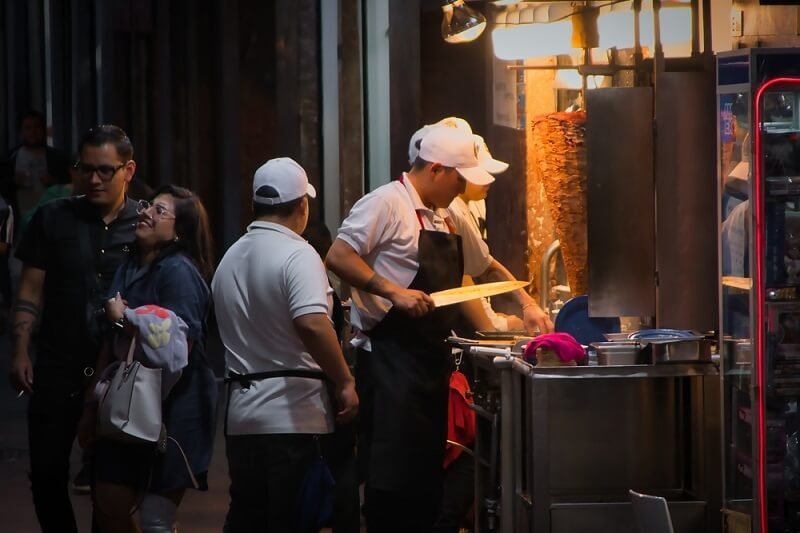 chef preparing late night food 