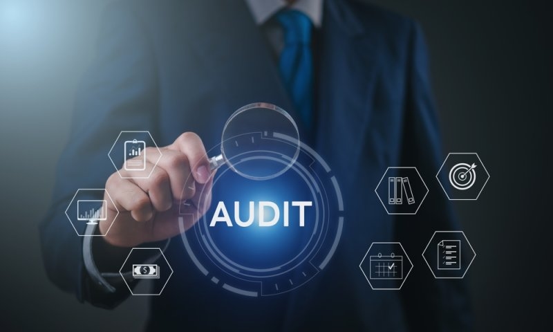 performing financial audit concept