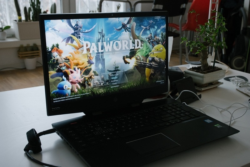 Gaming Laptop on desk