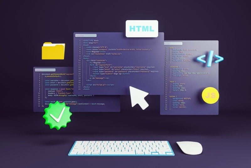 Rendering of coding interface