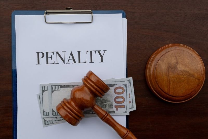 Penalty Document and Cash