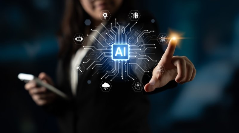 Ai text hologram