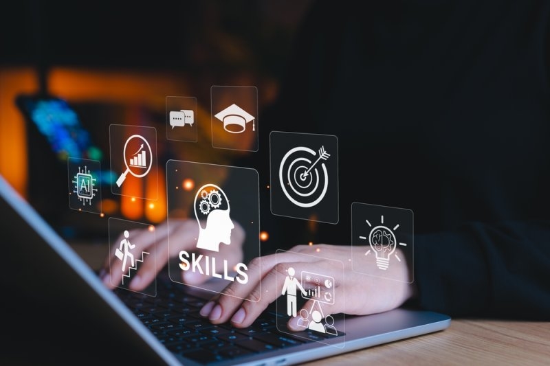 Skills development and training concept