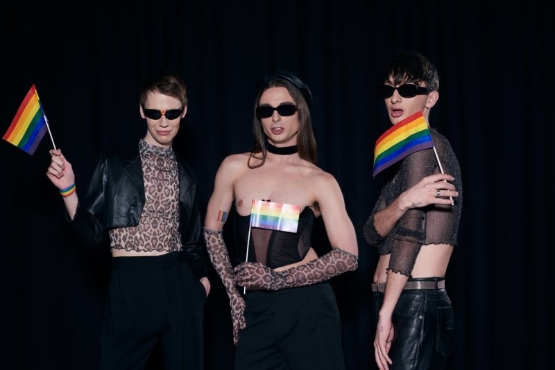 three LGBTQ members ready to participate in an LGBTQ reality show