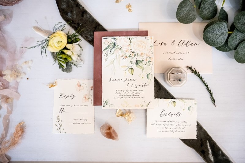 wedding invitation calligraphy